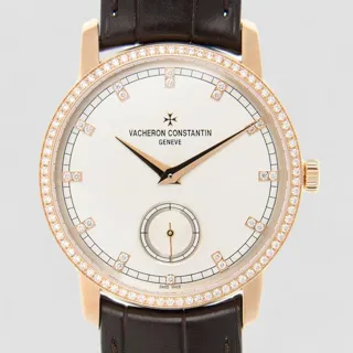 Vacheron Constantin Traditionnelle 82572/000R-9604 38mm Rose gold Silver