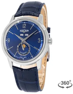 Vulcain Moonphase 580158A35.BAL110 Stainless steel Blue