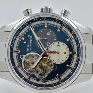 Zenith El Primero Chronomaster 03.2040.4061/52.C802 42mm Stainless steel Blue