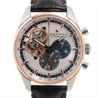 Zenith El Primero Chronomaster 51.2080.4061/69.C494 42mm Yellow gold and Stainless steel Silver