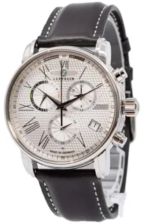 Zeppelin Transatlantic Chrono 7694-4 Stainless steel Silver