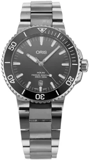 Oris Aquis 01 733 7730 7153-07 8 24 15PEB 44mm Titanium Gray