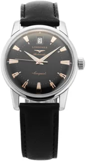 Longines Conquest Heritage L16114 35mm Stainless steel Black