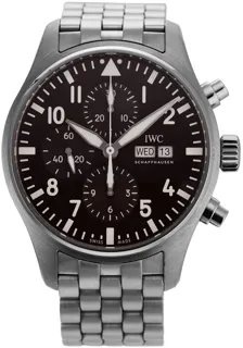 IWC Pilot IW377713 43mm Stainless steel Brown