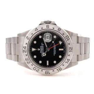 Rolex Explorer II 16570 40mm Stainless steel Black