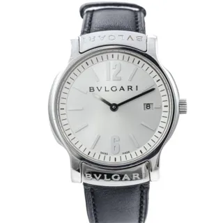 Bulgari Solotempo ST35S Stainless steel Silver