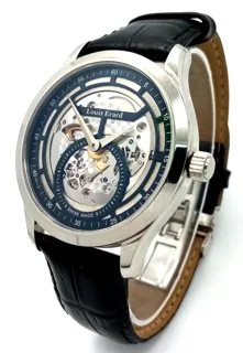 Louis Erard Stainless steel Skeletonized