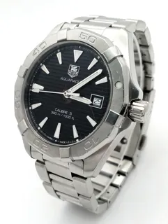 TAG Heuer Aquaracer Calibre 5 WAY2110 42mm Stainless steel Black