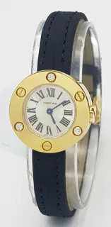 Cartier Leve 24mm 18k yellow gold Silver