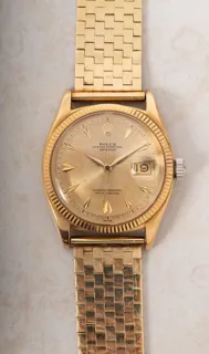 Rolex Datejust 18k yellow gold