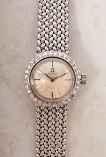 Omega Ladymatic 20mm 18k white gold