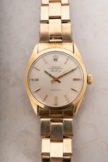 Rolex Air King 5520 34mm Yellow gold