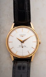 Longines Flagship 36mm gold Silver