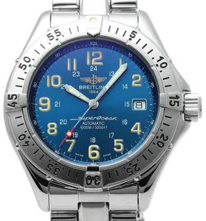 Breitling Superocean A17040 41mm Stainless steel Blue