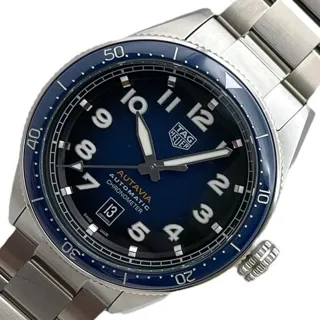 TAG Heuer Autavia WBE5116.EB0173 42mm Stainless steel Blue