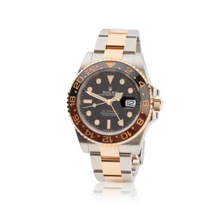 Rolex GMT-Master II 126711CHNR Stainless steel and 18k rose gold Black