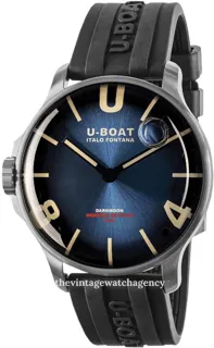 U-Boat Darkmoon 8704/D 44mm brushed/polished steel blue