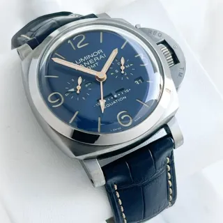 Panerai Luminor PAM 00670 47mm Titanium Blue