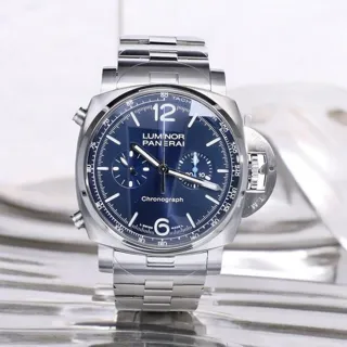 Panerai Luminor PAM 01110 44mm Stainless steel Blue