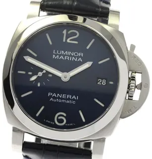 Panerai Luminor PAM01370 39mm Stainless steel Blue