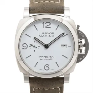 Panerai PAM 01314 43mm Stainless steel White