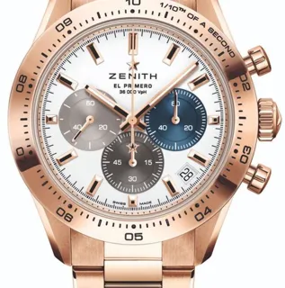 Zenith Chronomaster Sport 18.3101.3600/69.M3100 41mm Rose gold Silver