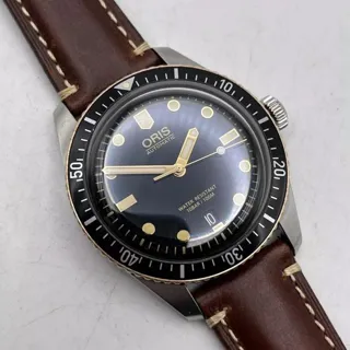 Oris Divers Sixty Five 01 733 7707 4354-07 5 20 45 40mm Bronze and Stainless steel Black