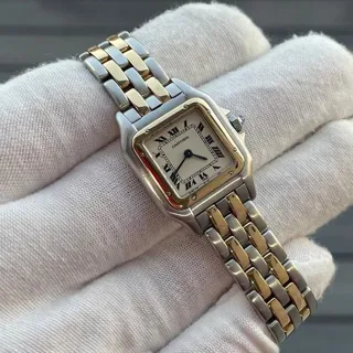 Cartier Panthère 1120 22mm Yellow gold and Stainless steel White