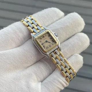 Cartier Panthère 112000R 22mm Yellow gold and Stainless steel Champagne