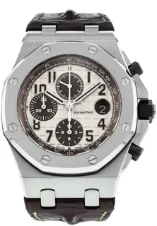 Audemars Piguet Royal Oak Offshore 26470ST.OO.A801CR.01 42mm Ceramic and Stainless steel Beige