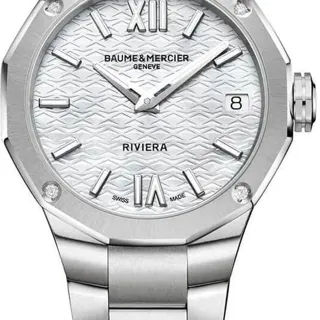 Baume & Mercier Riviera M0A10729 33mm Stainless steel White