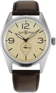 Bell & Ross Vintage 41mm Stainless steel Beige