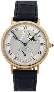 Breguet Classique 3137BA/11/986 35mm Yellow gold Silver