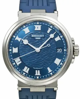 Breguet Marine 5517BB/Y2/5ZU 40mm White gold Blue