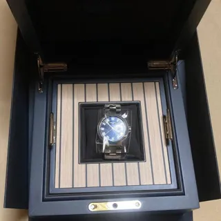 Breguet Marine 5517TI/Y1/TZ0 40mm Titanium Blue