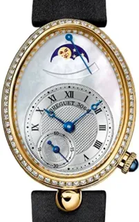 Breguet Reine de Naples 8908BA/52/864.D00D 28.45mm Yellow gold White