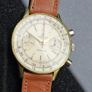 Breitling Chronomat 808 37mm Yellow gold Silver