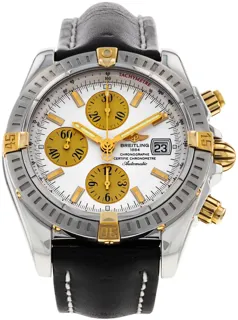 Breitling Chronomat Evolution B13356 Yellow gold and Stainless steel White