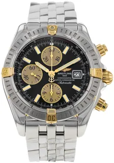 Breitling Chronomat Evolution B13356 Yellow gold and Stainless steel Black