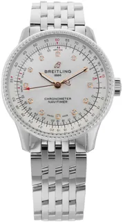 Breitling Navitimer A17395211A1A1 35mm Stainless steel White