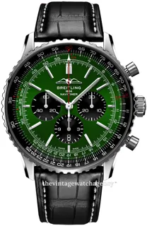 Breitling Navitimer AB0137241L1P1 46mm Stainless steel Green