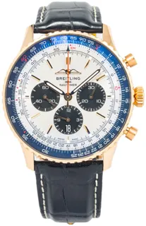 Breitling Navitimer RB0137 46mm Rose gold Silver