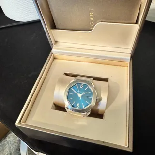 Bulgari Octo 102856 41mm Stainless steel Blue