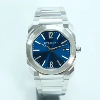 Bulgari Octo BGO38C3SSD 102105 38mm Stainless steel Blue