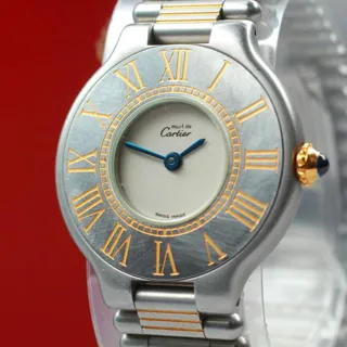 Cartier 21 Must de Cartier 21 30mm Stainless steel White