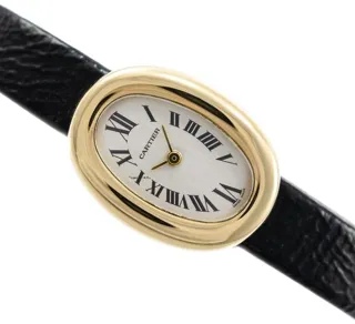 Cartier Baignoire 2368 18mm Yellow gold White