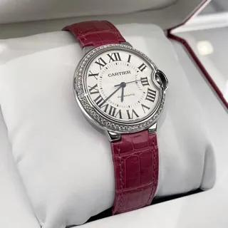 Cartier Ballon Bleu 36mm W69017Z4 36mm Stainless steel White