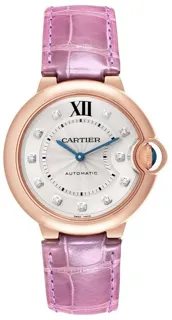 Cartier Ballon Bleu de Cartier 36.5mm Rose gold Silver