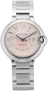 Cartier Ballon Bleu W6920041 36mm Stainless steel Pink