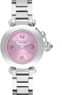 Cartier Miss Pasha W3140023 27mm Stainless steel Pink